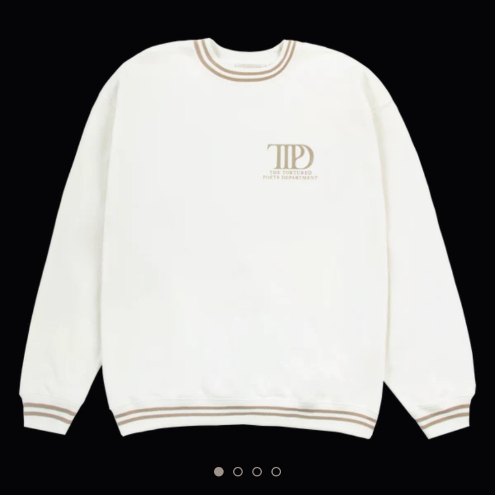 Taylor Swift Tortured Poets Department Crewneck Sweater Sweatshirt XS